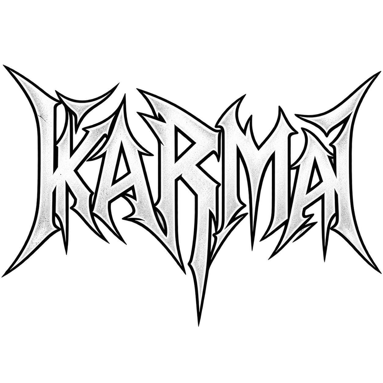 KARMA Logo auf rotem Hoodie